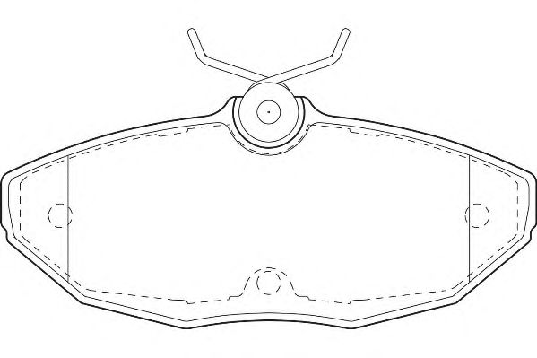 Тормозные колодки WAGNER WBP23424A