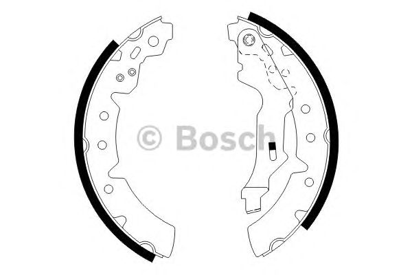 Тормозные колодки BOSCH 0 986 487 586