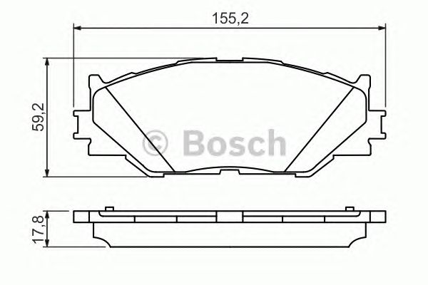 Тормозные колодки BOSCH 0 986 494 316