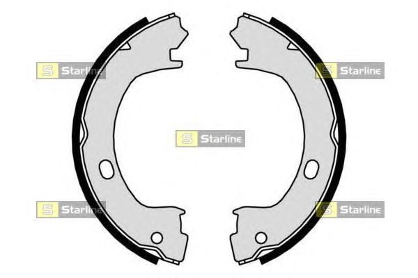 Тормозные колодки ручника STARLINE BC 01015