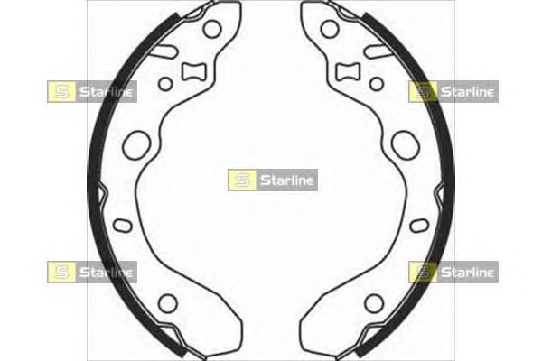 Тормозные колодки STARLINE BC 07910