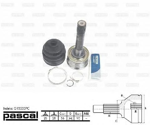 Комплект ШРКШ PASCAL G15033PC
