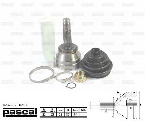 ШРКШ PASCAL G1F021PC