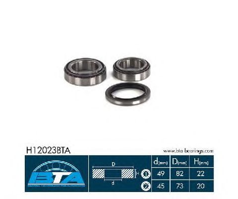 Ступичный подшипник BTA H12023BTA