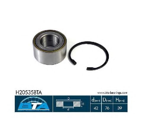 Ступичный подшипник BTA H20535BTA