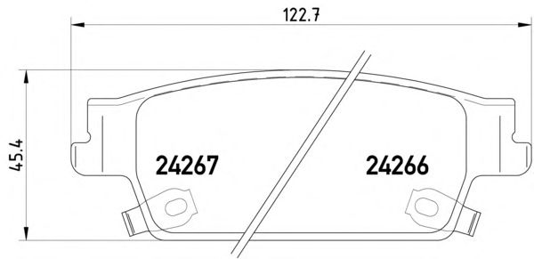 Тормозные колодки TEXTAR 2426601