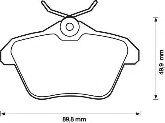 Тормозные колодки JURID 571908J