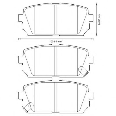 Тормозные колодки JURID 572613J