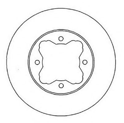 Тормозной диск BENDIX 561671B
