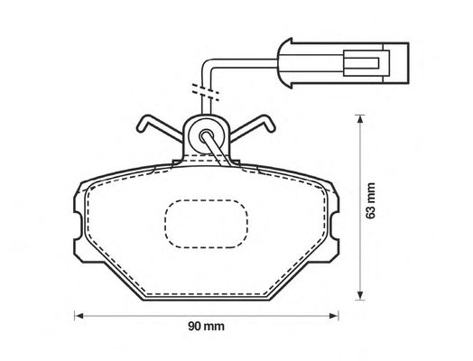 Тормозные колодки BENDIX 571330X