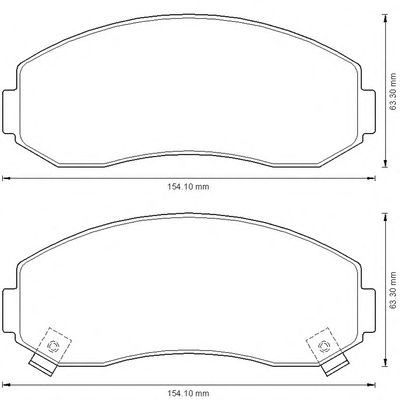 Тормозные колодки BENDIX 572567B