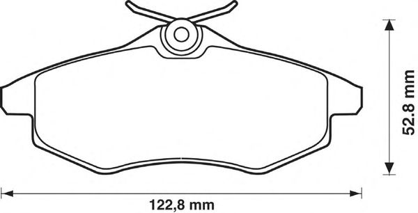 Тормозные колодки BENDIX 573083B