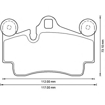 Тормозные колодки BENDIX 573227B