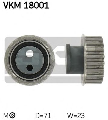 Натяжний ролик ременя ГРМ SKF VKM 18001