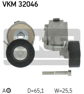 Натяжной ролик поликлинового ремня SKF VKM 32046