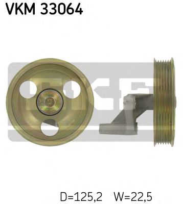 Направляющий / паразитный ролик поликлинового ремня SKF VKM 33064