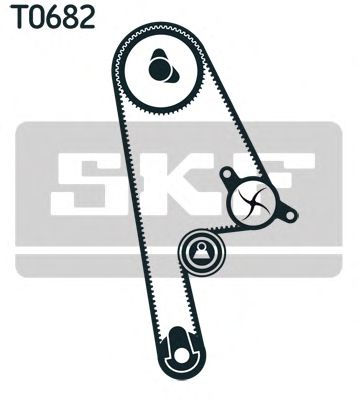 Комплект ремня ГРМ SKF VKMA 93005
