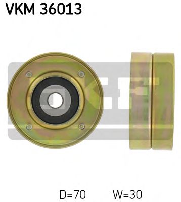 Направляющий / паразитный ролик поликлинового ремня SKF VKM 36013