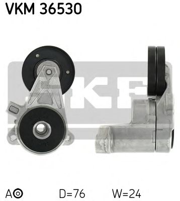 Натяжной ролик поликлинового ремня SKF VKM 36530