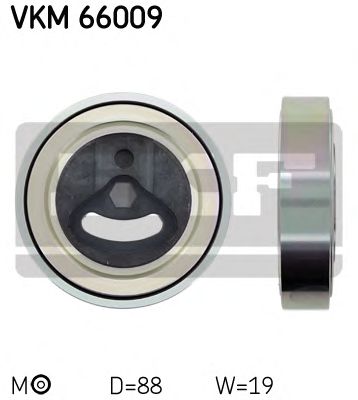 Натяжной ролик поликлинового ремня SKF VKM 66009