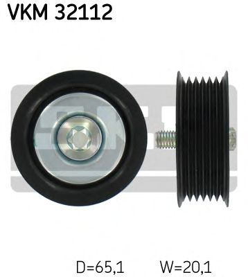 Направляющий / паразитный ролик поликлинового ремня SKF VKM 34112