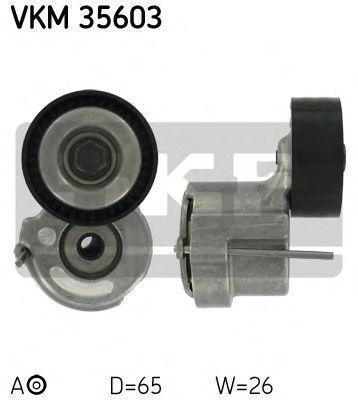 Натяжной ролик поликлинового ремня SKF VKM 35603