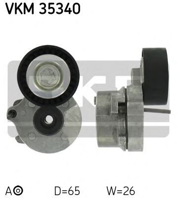 Натяжной ролик поликлинового ремня SKF VKM 35340