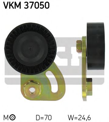 Натяжной ролик поликлинового ремня SKF VKM 37050