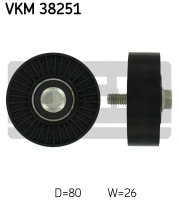 Направляющий / паразитный ролик поликлинового ремня SKF VKM 38251