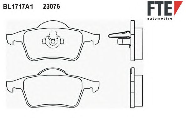 Тормозные колодки FTE BL1717A1