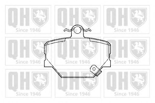 Тормозные колодки QUINTON HAZELL BP1098