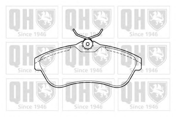Тормозные колодки QUINTON HAZELL BP1351