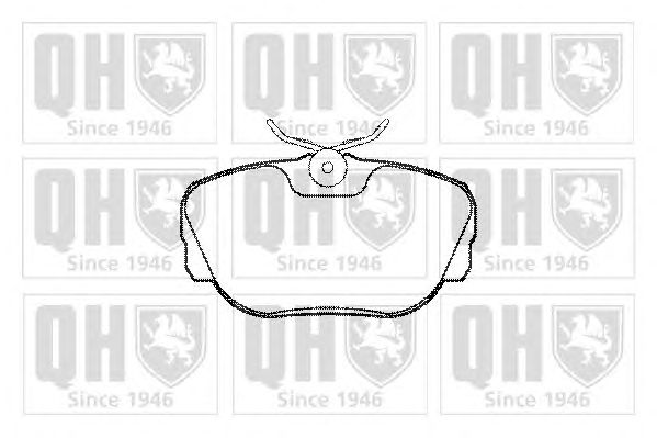 Тормозные колодки QUINTON HAZELL BP533