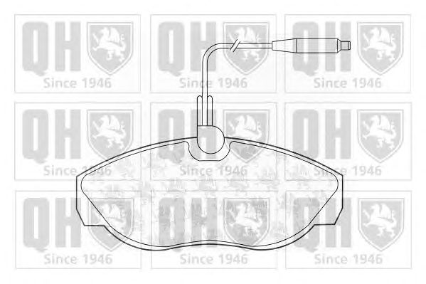 Тормозные колодки QUINTON HAZELL BP810