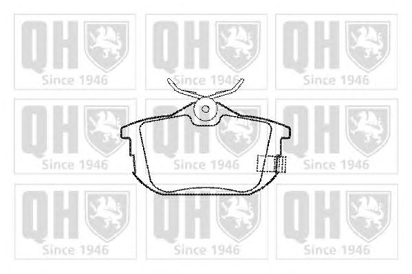Тормозные колодки QUINTON HAZELL BP973