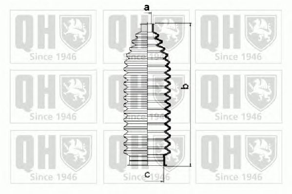 Комплект пыльников рулевой рейки QUINTON HAZELL QG1351