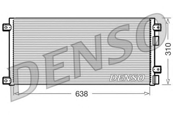 Радіатор кондиціонера DENSO DCN12002