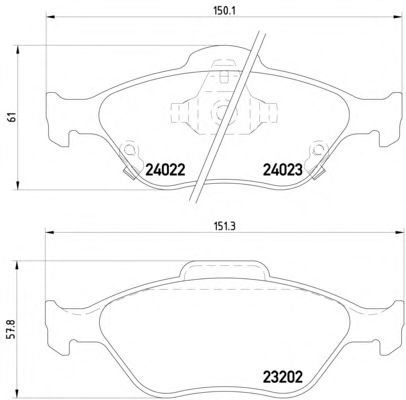 Тормозные колодки MINTEX MDB2769