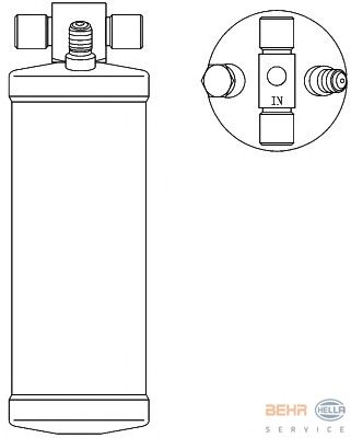 Осушитель кондиционера HELLA 8FT 351 192-551
