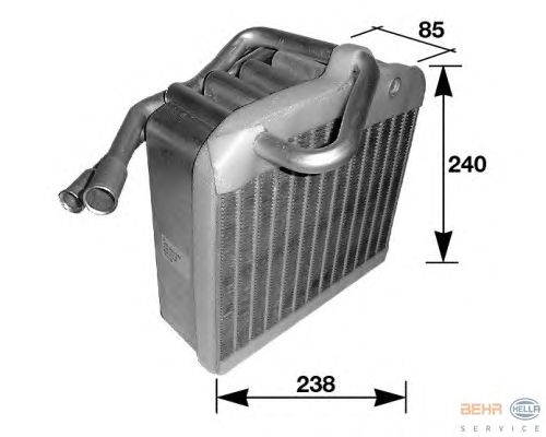 Испаритель кондиционера HELLA 8FV 351 210-401