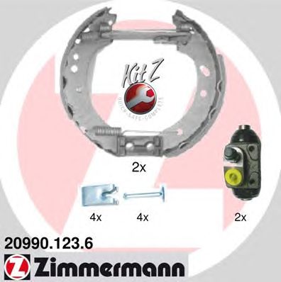 Тормозные колодки ZIMMERMANN 20990.123.6
