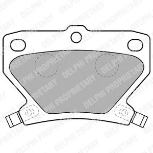 Тормозные колодки DELPHI LP1513