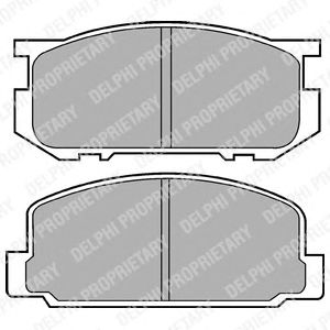 Тормозные колодки DELPHI LP356