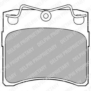 Тормозные колодки DELPHI LP785