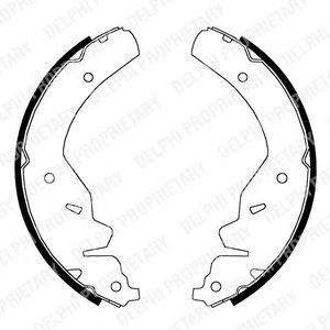 Тормозные колодки DELPHI LS1825