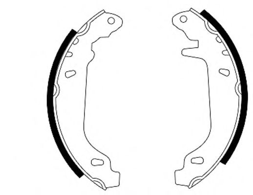 Тормозные колодки HELLA 8DB 355 001-211