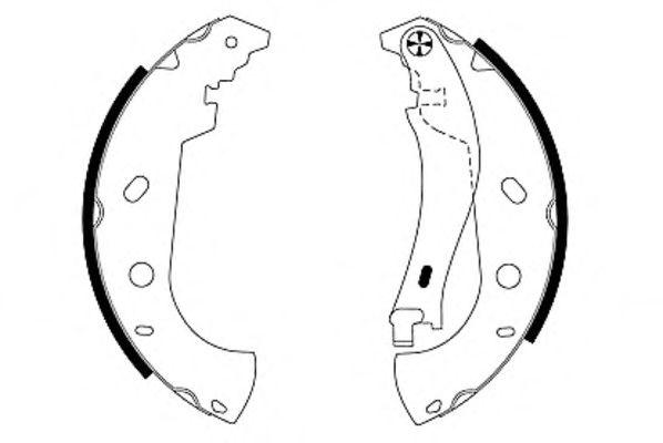 Тормозные колодки HELLA 8DB 355 001-841