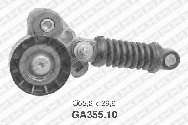 Натяжной ролик поликлинового ремня SNR GA355.10