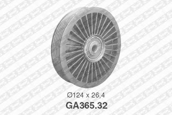 Направляющий / паразитный ролик поликлинового ремня SNR GA365.32