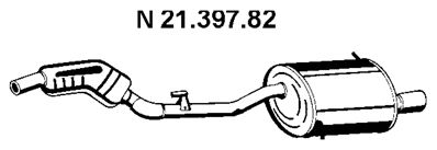 Глушитель EBERSPACHER 21.397.82